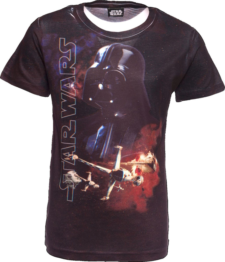 STAR WARS | 3D T-Shirt | The Force Awakens | Darth Vadar | Age 3-4