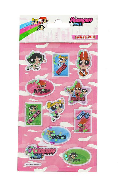 POWERPUFF GIRLS Sticker Sheet Shaker Stickers