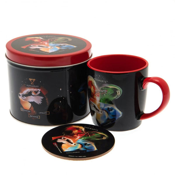 Harry Potter Official Licensed Mug and Coaster Gift Tin Present Hogwarts Set