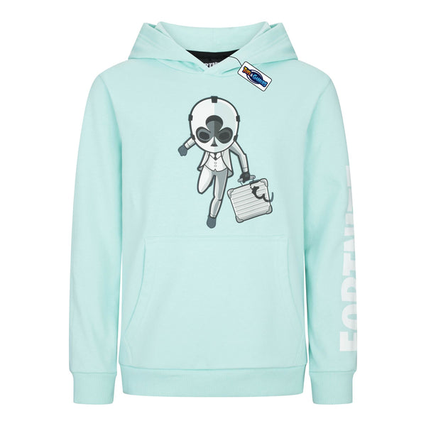 FORTNITE | WILD CARD | Aqua | Long Sleeved | Unisex Kids | Drawstring Hooded | Gaming Cotton Hoodie Sizes 10-16 Years……