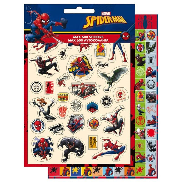 Marvel SPIDERMAN 600 Sticker set
