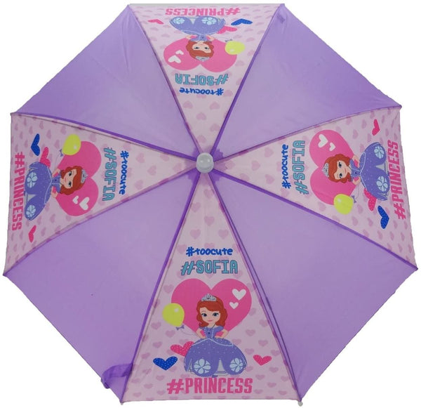 Officially Licensed | DISNEY PRINCESS SOFIA Umbrella | Pretty Princess Brolly