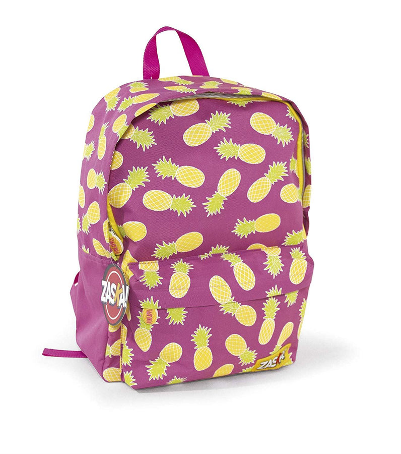 Pink PINEAPPLE Backpack with Front Zipper 41cm x 31cm