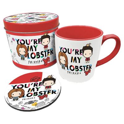 Friends: Mug & Coaster Tin Gift Set: You're My Lobster