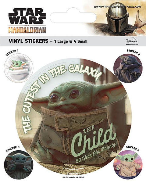 Star Wars: The Mandalorian (The Child) Vinyl Stickers