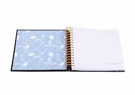 FRIENDS BLACK Premium A5 Hardback Spiral INFOGRAPHIC Notebook