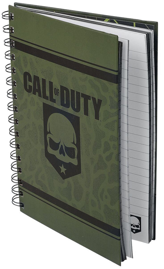 CALL OF DUTY A5 Spiral Bound LOGO Notebook