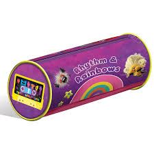 TROLLS Barrel Pencil Case Vivid Fabric Design Back to School