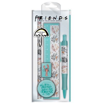 Friends | Marl | Stationery Set With Plastic Wallet | 5 Piece
