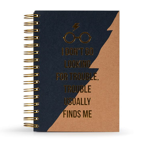 Harry Potter (Trouble Usually Finds Me) A5 Premium notebook