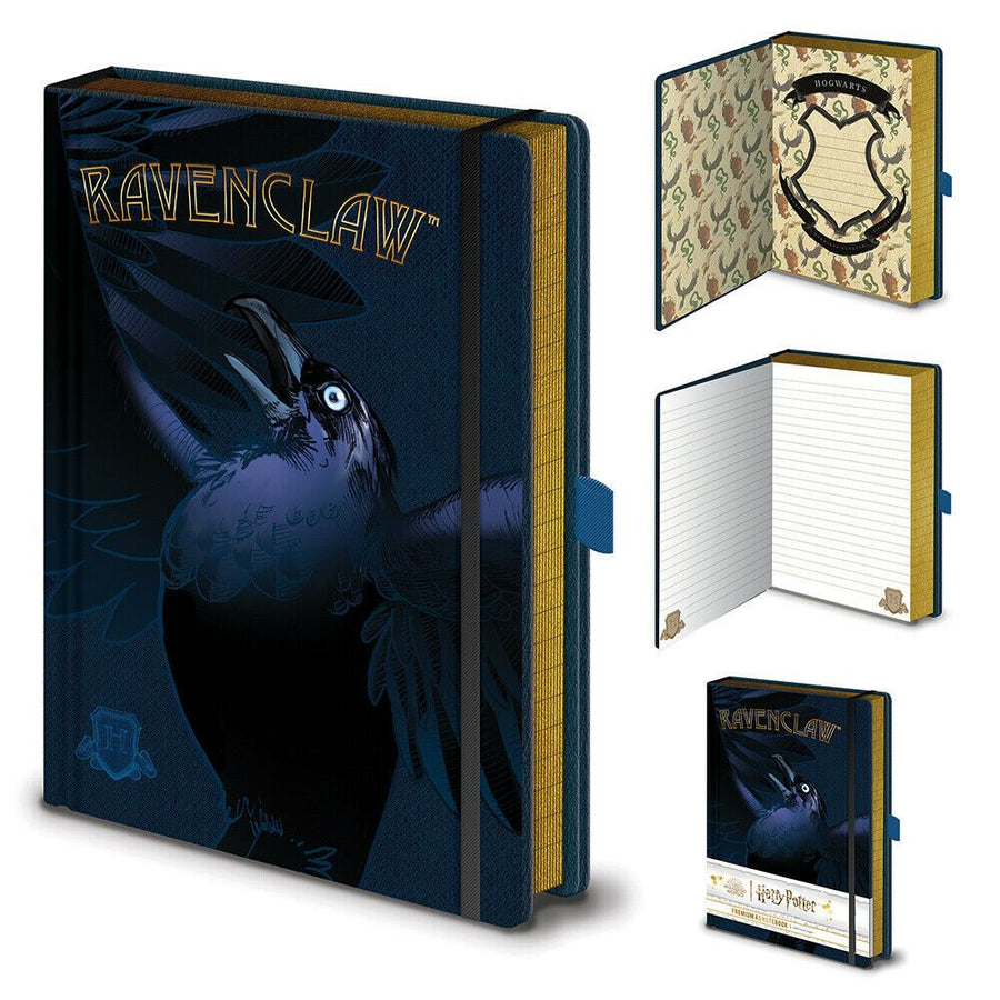 Harry Potter | INTRICATE Hufflepuff, Ravenclaw,Slytherin, Gryffindor | A5 Notebook | Officially Licensed