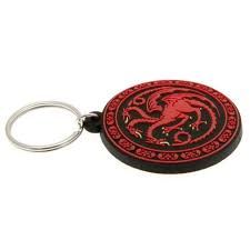 Game of Thrones Targaryen Rubber Keychain
