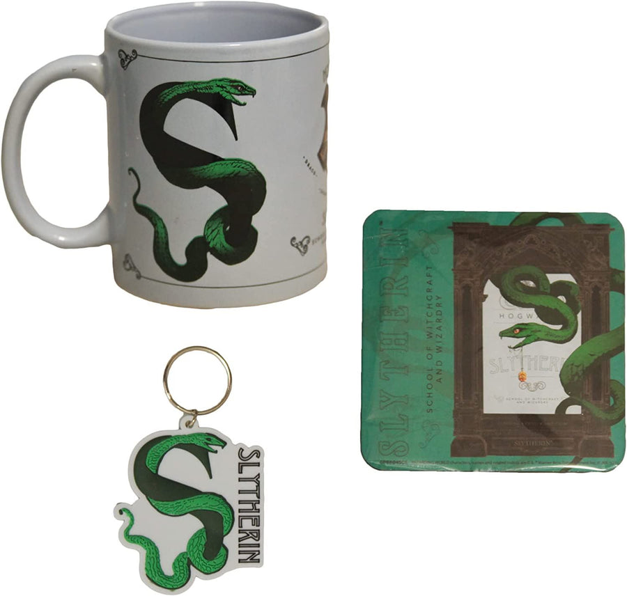 Harry Potter | Intricate | Slytherin | Gift Set | 3 Piece Mug Set
