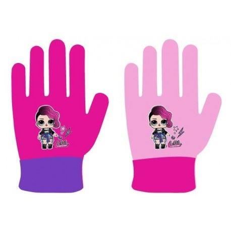 LOL surprise gloves one size DARK PINK ONLY