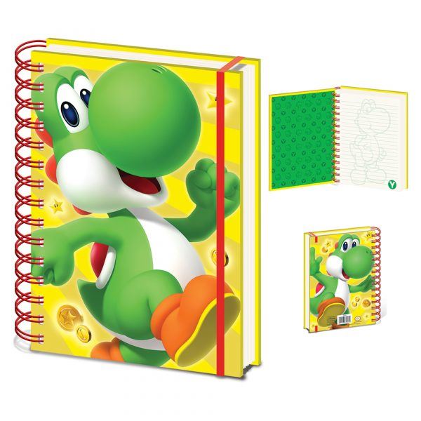 Super Mario Yoshi Wiro Notebook A5
