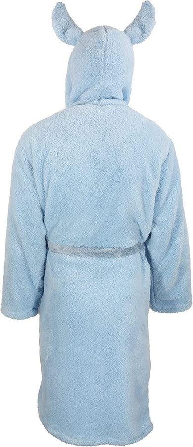 Disney Lilo & Stich Womens Dressing Gown Supersoft Fleece Stitch Robe L/XL