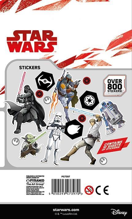 STAR WARS Classics 800 Sticker Set