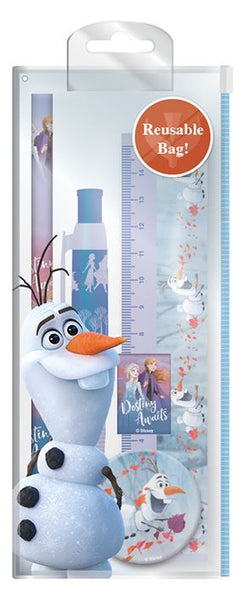FROZEN 2 Stationery Set Filled Pencil Case Set 5 Items