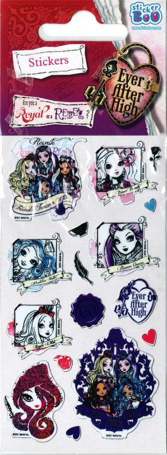 5 x EVER AFTER HIGH Sticker Sheets