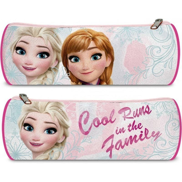 DISNEY FROZEN Barrel Pencil Case Cool Runs in the Family