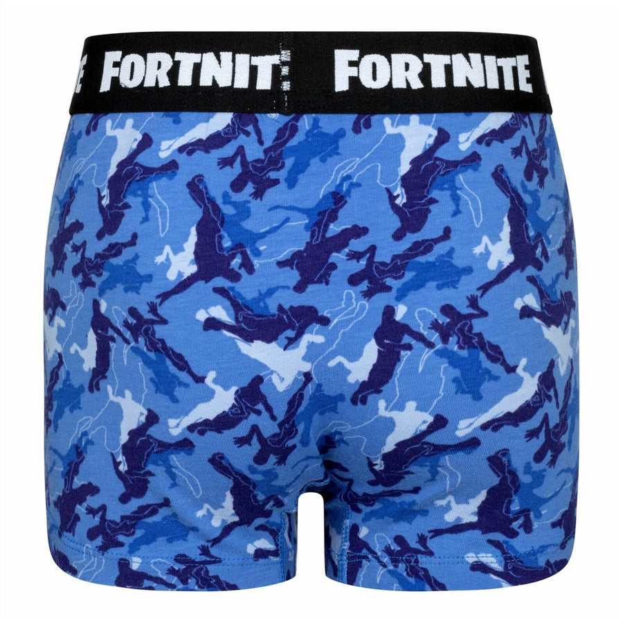 FORTNITE | CAMO | Blue Gaming Cotton Fortnite Boxers Sizes XS-XL 3 Pack