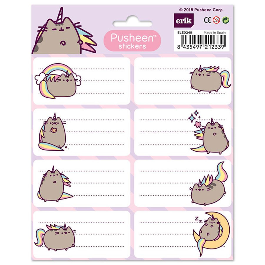 Pusheen the Cat Notebook Stickers PINK