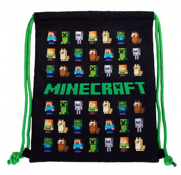MINECRAFT | Character | Drawstring Bag  | 44cms x 32cms