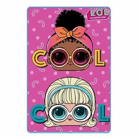 Lol Surprise Fleece cool Blanket 100 x 150 cm,