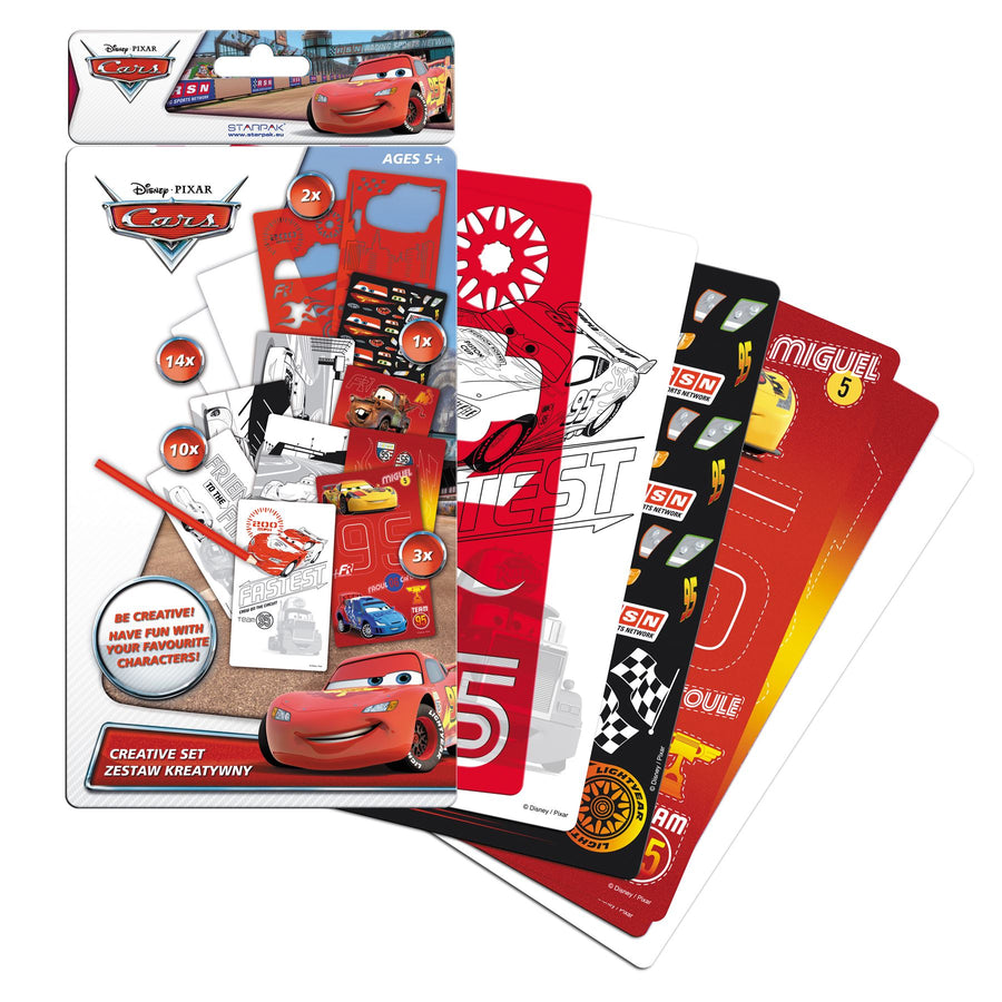 DISNEY CARS Creative & Art Set Hours of Colouring and Sticker Fun