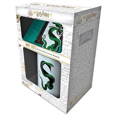 Harry Potter | Intricate | Slytherin | Gift Set | 3 Piece Mug Set