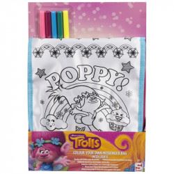 Trolls colouring bag