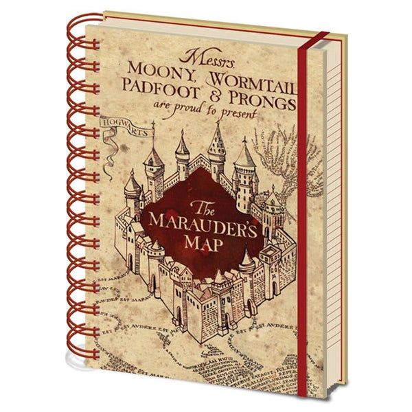 Harry Potter (The Marauders Map) A5 Wiro Notebook