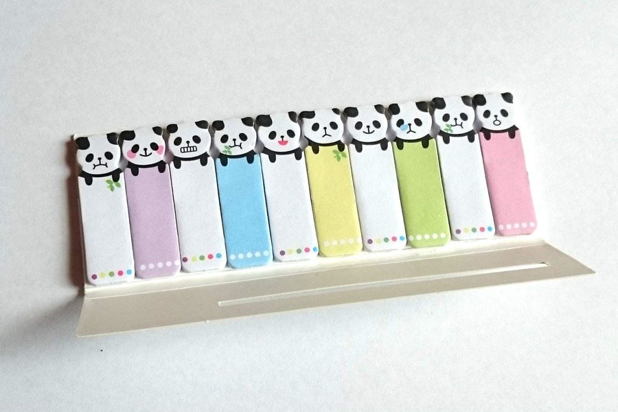 PANDA DESIGN Sticky Page Book Marker Notes 150 Markers Total
