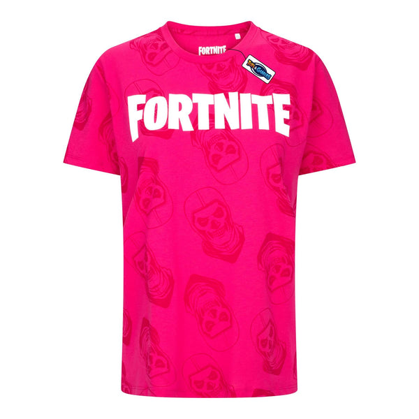 FORTNITE | KNIGHT | Pink | Short Sleeved | Unisex Kids | Crew | Gaming Cotton T-Shirt Sizes 10 - 16 Years