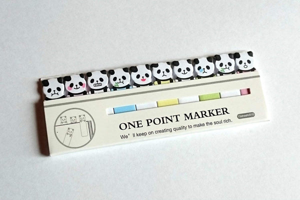 PANDA DESIGN Sticky Page Book Marker Notes 150 Markers Total