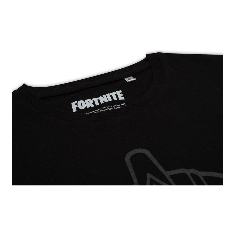 FORTNITE | KNIGHT | Black | Short Sleeved | Unisex Kids | Crew | Gaming Cotton T-Shirt Sizes 10 - 16 Years