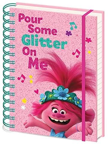 TROLLS World Tour POUR SOME GLITTER A5 Note Book