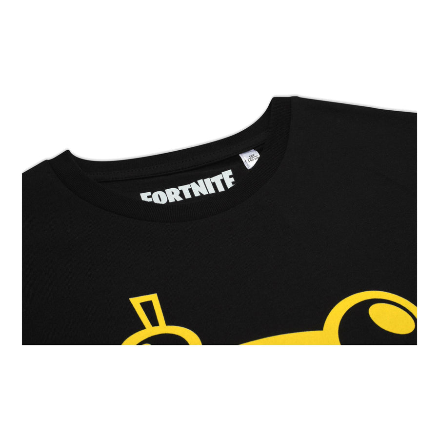 FORTNITE | DURR BURGER | Black | Short Sleeved | Unisex Kids | Crew | Gaming Cotton T-Shirt Sizes 10 - 16 Years