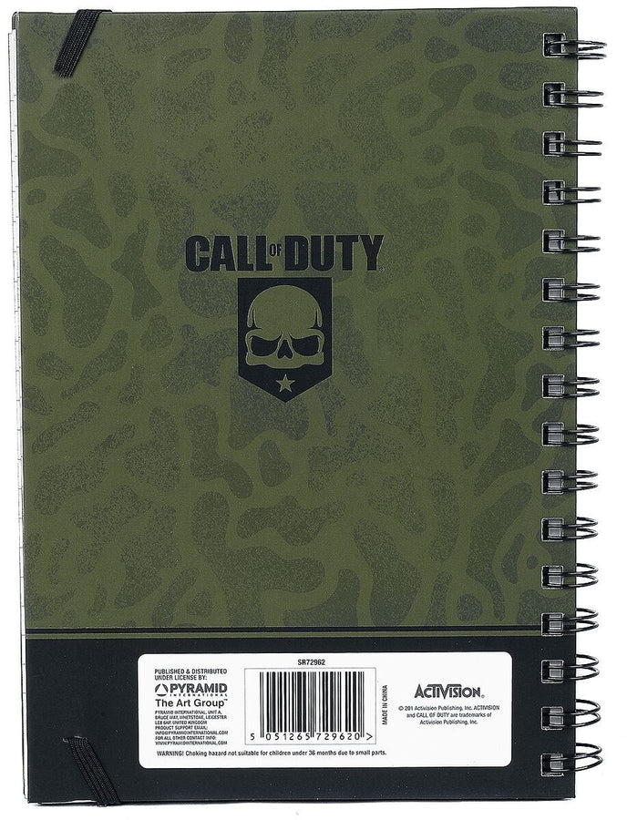 CALL OF DUTY A5 Spiral Bound LOGO Notebook