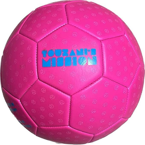 TOUZANI | Training Match Football Size 5 Footballs Pink Blue Bright Football Training Match Gift