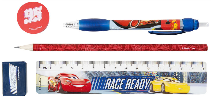 DISNEY CARS 3 | 5 Piece Stationery Set