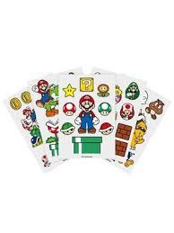 Super Mario Licensed Tech Stickers 18 x 24cm