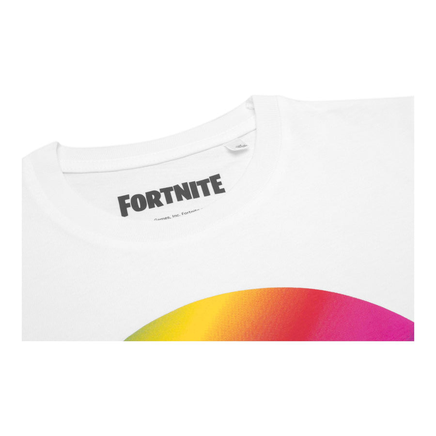 FORTNITE | Toys & Gamers | RAINBOW LLAMA | White| Short Sleeved | Unisex Kids | Crew | Gaming Cotton T-Shirt Sizes 10 - 16 Years