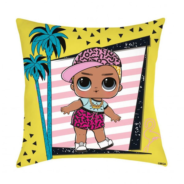 LOL SURPRISE Square PALM TREE DESIGN Pillow Cushion 40cm x 40cm
