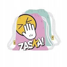 HAND OVER MOUTH Pink Drawstring Trainer School Bag 44.5 cm x 38 cm