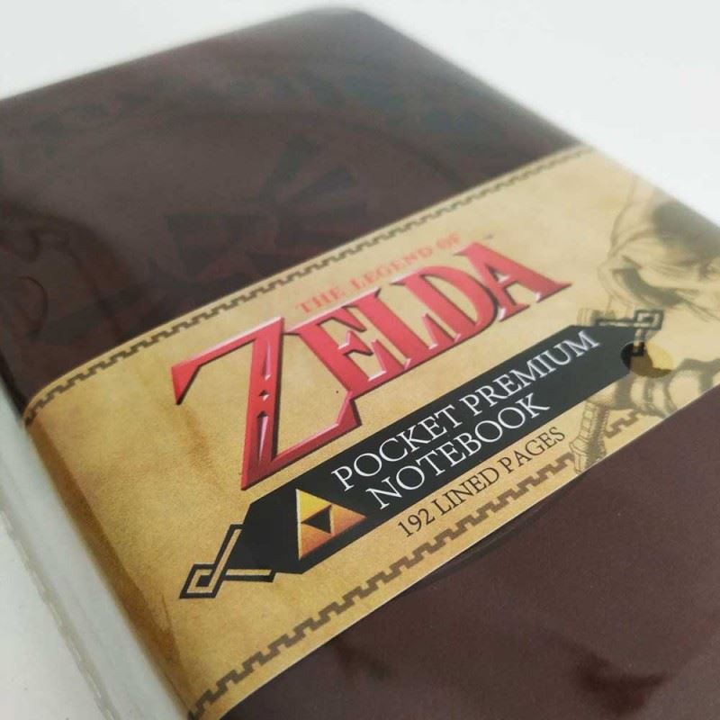 THE LEGEND OF ZELDA Pocket Premium A6 Note Book TRIFORCE