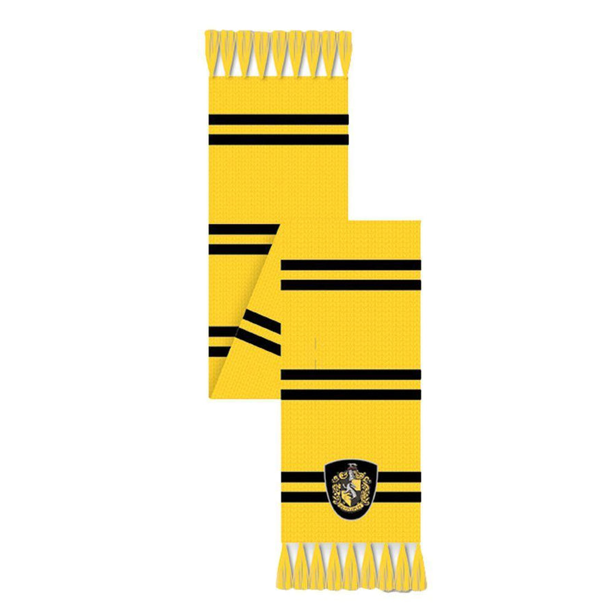 Harry Potter Hufflepuff House Knitted Scarf Yellow and Black