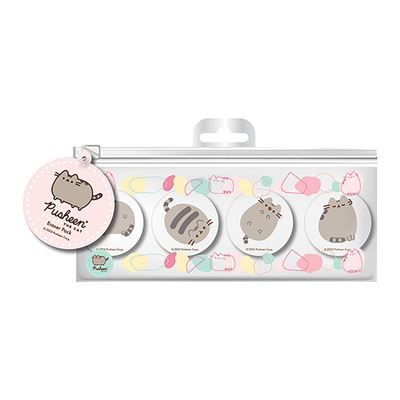 Pusheen |  Erasers |  Botanical | Multi Coloured | 4 Pack