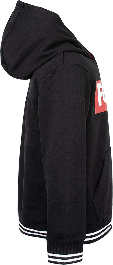 FORTNITE | LOGO | Black | Long Sleeved | Unisex Kids | Drawstring Hooded | Gaming Cotton Hoodie Sizes 7-14 Years……