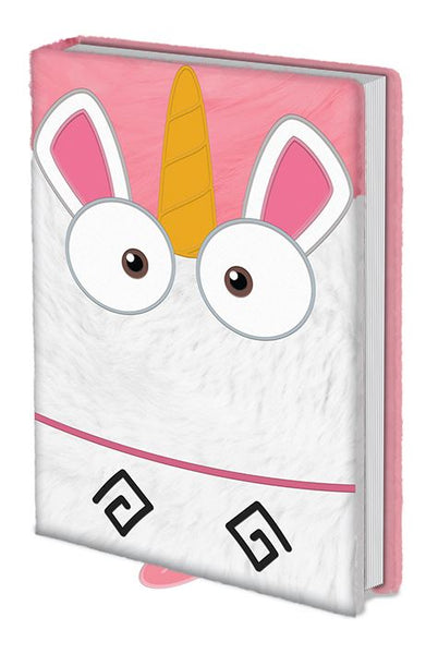 DESPICABLE ME Premium Fluffy A5 Note Book ITS SO FLUFFY